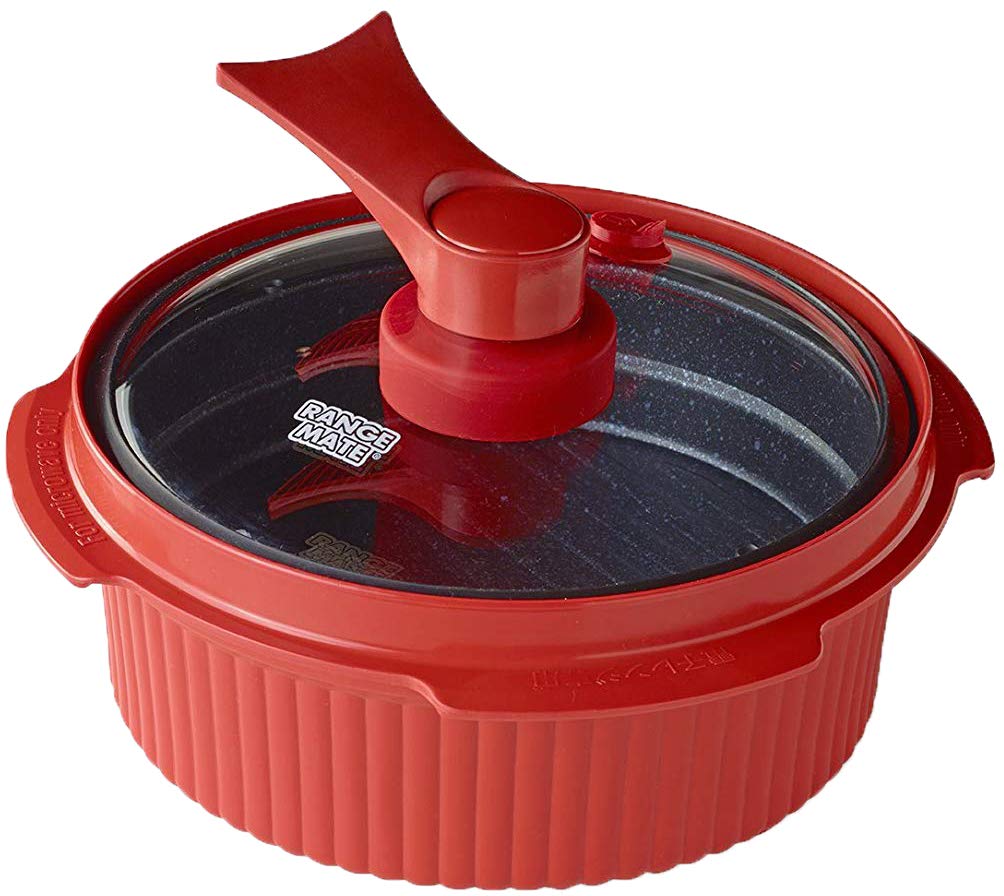 Range Mate Pro Nonstick Microwave Grill Pot/Pan Rapid Cooker”As Seen On