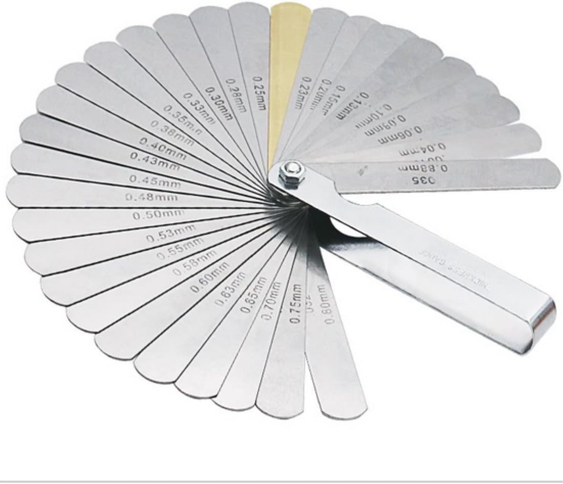 Metric Master Feeler Gauge SET 32Piece Blade Dual Marked Metric