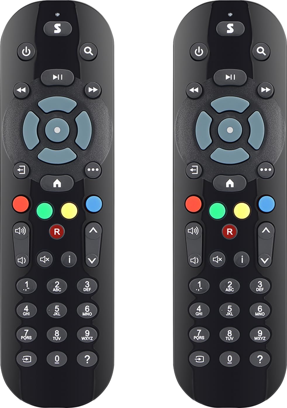 【Pack of 2】Replacement Remote Control Compatible with All Sky Q Box, Sky Q TV Box, Mini and Silver Box (Non-Touch, No Voice Control)
