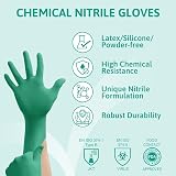 Ansell TouchNTuff 92-600 Nitrile Gloves Purple? Green Large 100 view 2