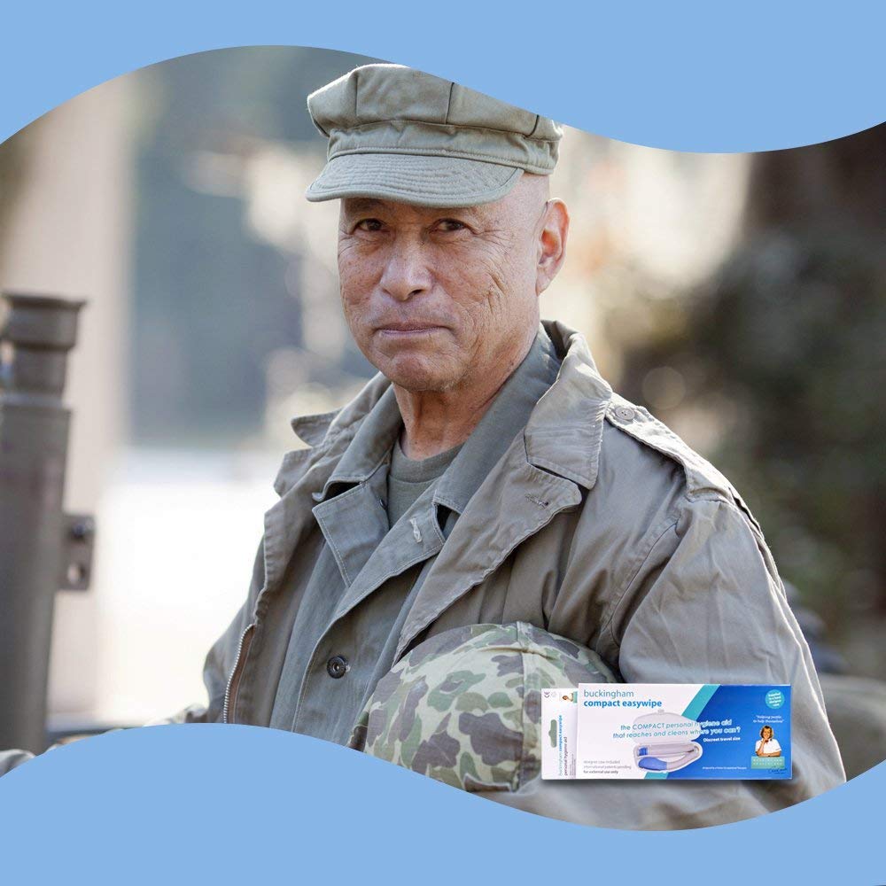 Buckingham Travel Compact Folding Easywipe Toilet Aid: Industrial & Scientific