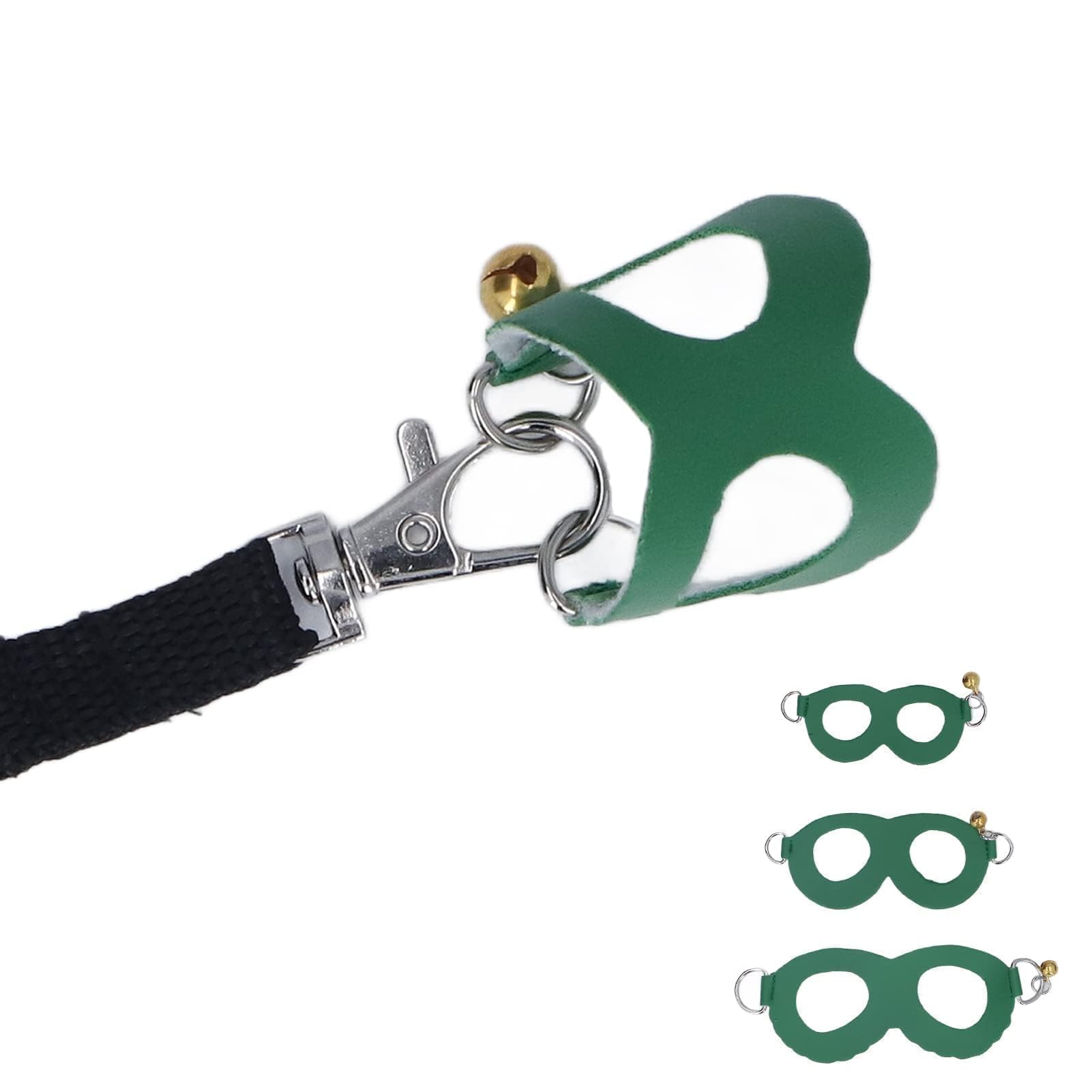 Hamster Harness and Leash Set No Pulling Guinea Pig Striped Harness Hamster Harness Vest or Ferret, Iguana, Hamster, Bearded Dragon Green