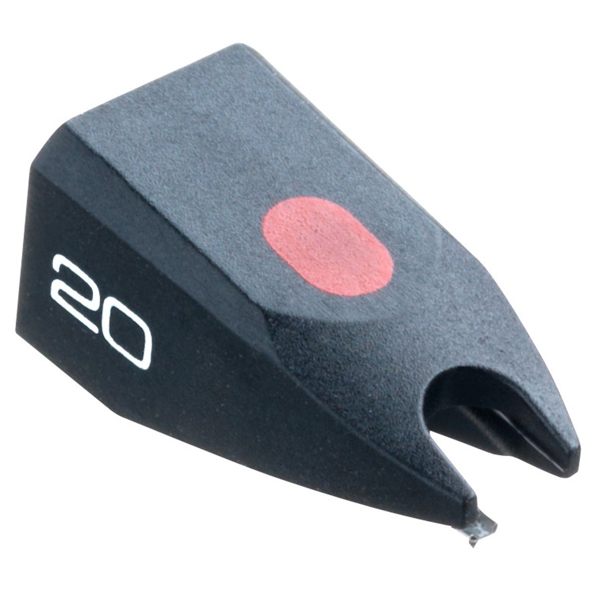 Ortofon Stylus 20 - replacement stylus for OM 20, Super OM 20, OMB 20 and OMP 20 - naked elliptical diamond