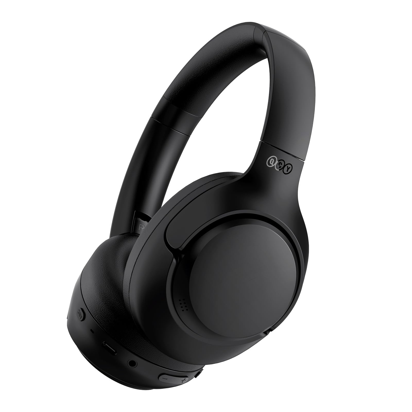 Photo 1 of QCY H3 ANC Bluetooth Headphones Over Ear, Active Noise Cancelling Bluetooth 5.4 Headphones with Microphones, Hi-Res Audio Sound, Multipoint Connection, 60H Playback, Custom EQ via App(Black)