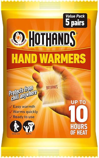 Heatmax Hot Hands Instant Hand Warmers 6 Pairs