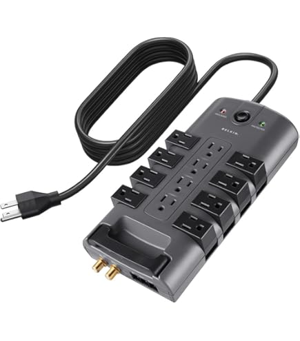 Amazon.com: Belkin Power Strip Surge Protector with 12 AC Multiple