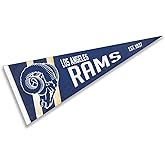 Los Angeles Rams Throwback Vintage Retro Pennant Flag