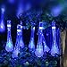 Outdoor String Light, BOYON Solar Fairy, Starry Lights Best for Garden, Patio, Party (2 Lighting Modes, 19.7ft, 30 Led, Blue)