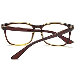 aisswzber Unisex Stylish Square Non-Prescription