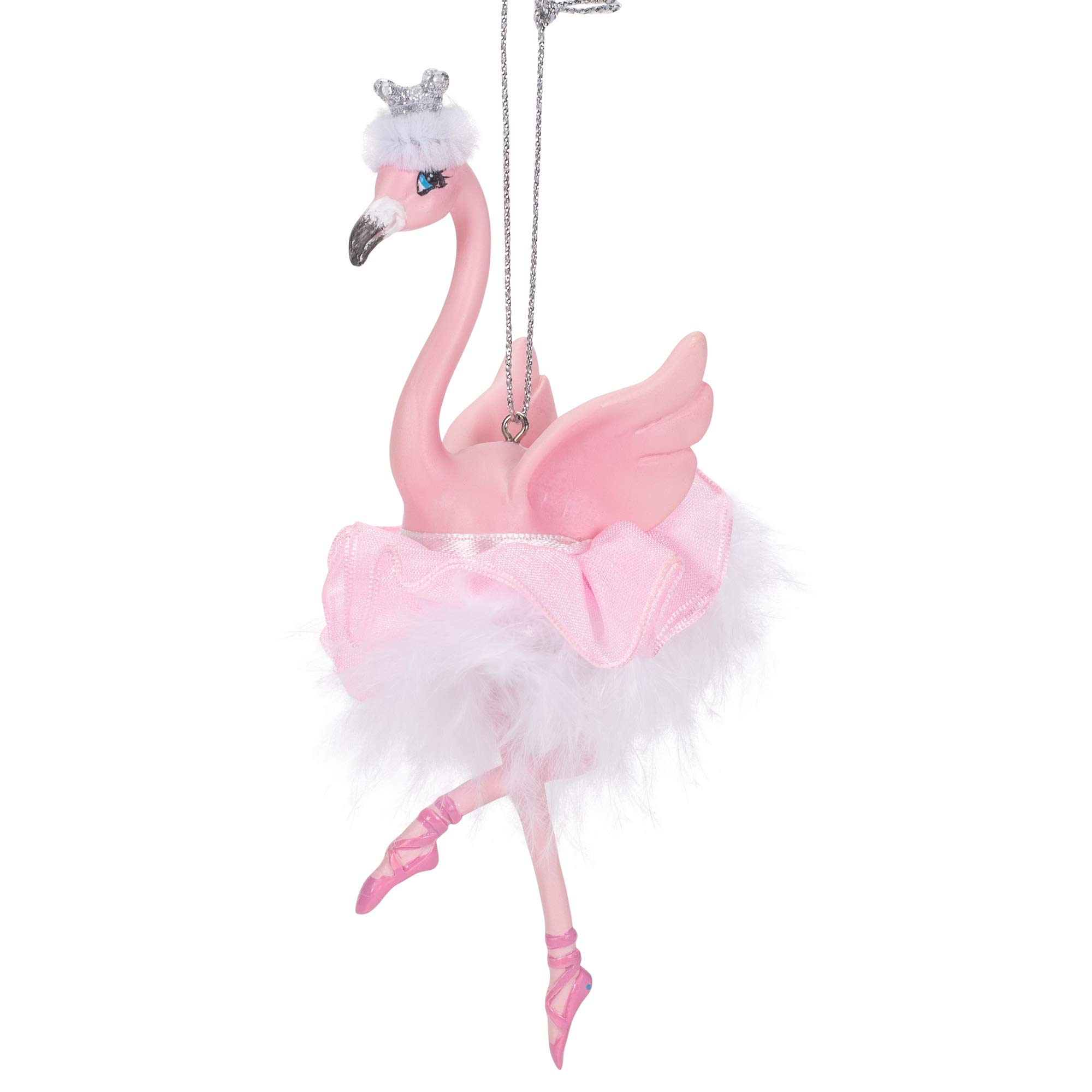 Photo 1 of Kurt Adler E0480 Flamingo Ballerina Christmas Ornament, 5.63-inch Tall