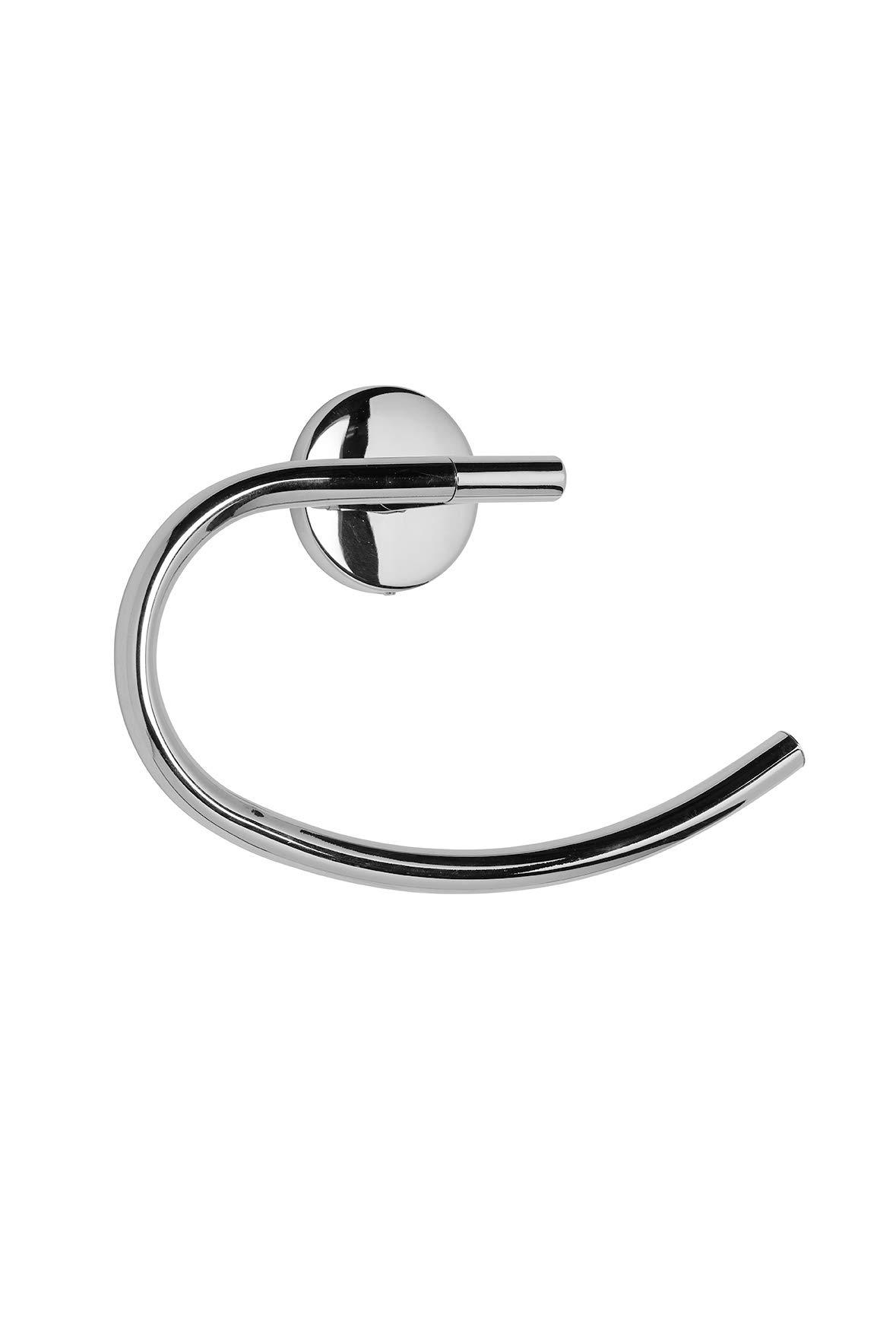 Croydex QM641541 Hampstead Wall Mounted Towel Ring with Zinc Alloy Construction, Chrome