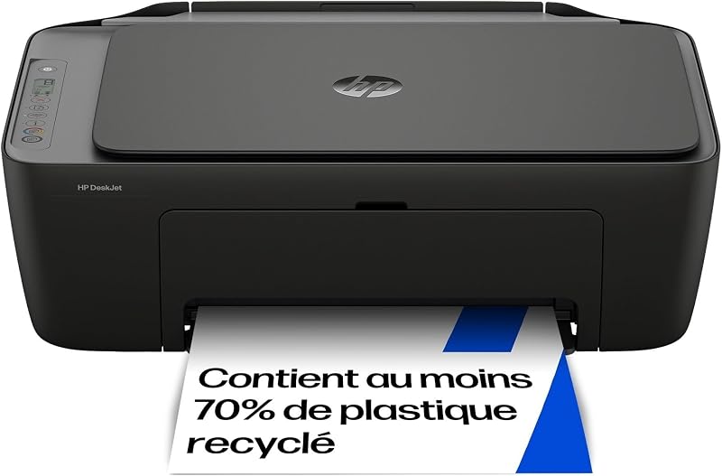 DeskJet 2920, 89F97B, Imprimante Multifonction, Jet d’Encre A4 Couleur, Recto/Verso Manuel, 7,5 ppm, Wi-FI, 3 Mois d'InstantInk Inclus, Noire