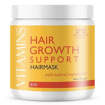 Amazon Com Nourish Beaute Vitamins Hair Mask For Hair Loss And