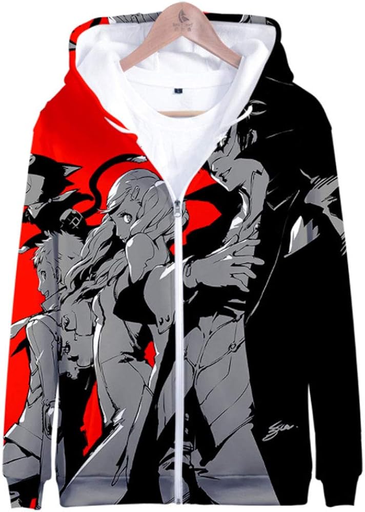 persona 5 zip up hoodie