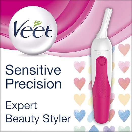 Veet Sensitive Precision Beauty Styler Expert Trimmer, mit 2 gratis Notizbüchern