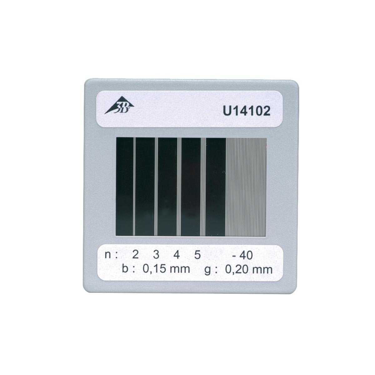 3B Scientific U14102 Diaphragm With 4 Multiple Slits And grating