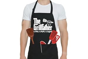 Apron for Men Barbeque Grill Apron Best Flippin' Farter I Mean Father Funny Gift for Father