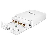 Tliffpaco Outdoor Gigabit PoE Extender, 5 Port PoE