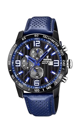 Mens Watch Festina - F20339/4 - Chronograph - Date - Blue and Black