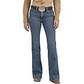 Wrangler Women's Retro Vintage Medium Shelby Trouser Jeans Blue 31W x 30L