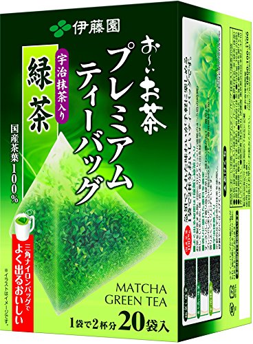 Click Here to See More Images Ito En - Ryokucha Green tea Matcha Blend Premium bag Pack of 20