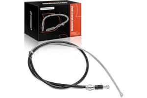 A-Premium Rear Driver or Passenger Side Parking Brake Cable Assembly Compatible with Volkswagen Models: Jetta 2000-2005, Jetta City 2007-2009, Golf 1999-2000/2002-2006/2010, Golf City, Beetle