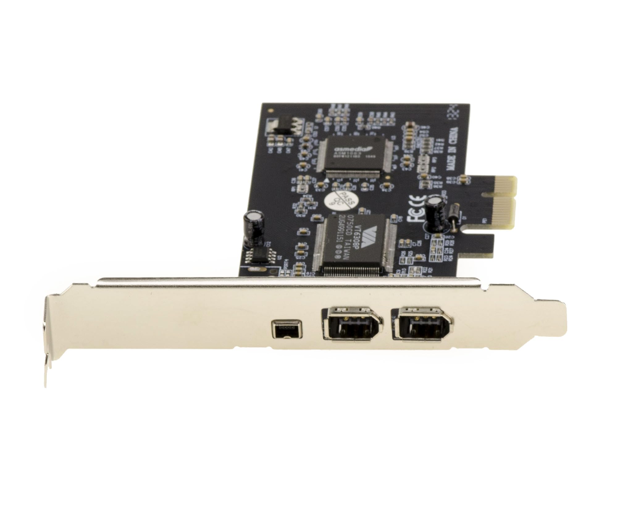 Kalea-Informatique Firewire Pcie Card Close-Up Showing Chipset And Port Configuration