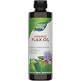 Nature's Way Organic Flax Oil, USDA Certified Organic, Omega-3, 6, 9, Cold Pressed, 16 Fl Oz (Packaging May Vary)