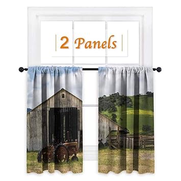 Amazon Com Maisi Rustic Thermal Insulating Blackout Curtain Old