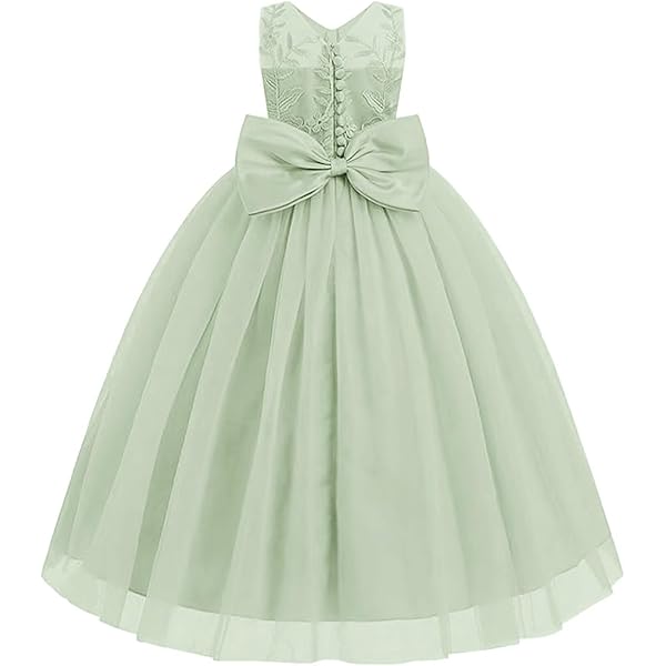 slim fit dress slacks White Ballroom Dress | Green Accents | Size 7/8-11/12