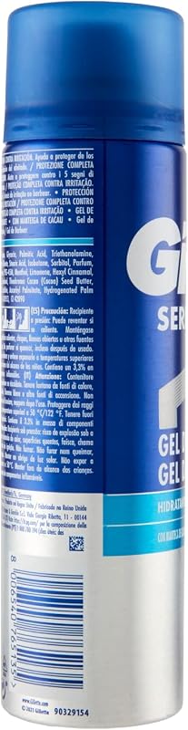 Series Feuchtigkeitsspendendes Rasiergel mit Kakaobutter für Herrenrasierer, 200 ml