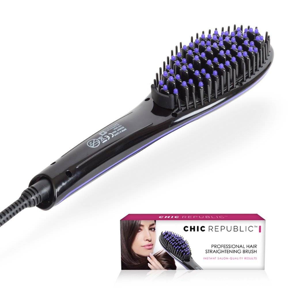 silky straight ceramic hair brush