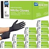 Inspire Black Nitrile Gloves | THE ORIGINAL Quality Black Gloves Disposable Latex Free | 4.5 Cooking