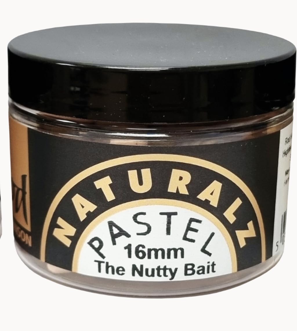 Rod Hutchinson Pastel Naturalz Nutty Wafters 16mm Fishing Bait