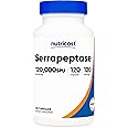 Nutricost Serrapeptase 120.000 SPU - 120 Capsule, Integratore Enzimatico Per Benessere Generale