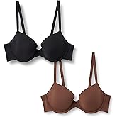 Amazon Essentials Women's Peached Microfiber Lined Demi Bra