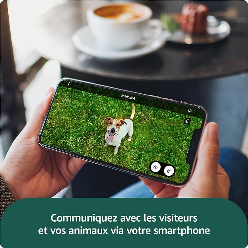 Caméra Blink Outdoor 4 : caméra de surveillance connectée HD sans fil, 2 ans d'autonomie, détection de mouvements avancée - système 3 caméras avec Sync Module Core