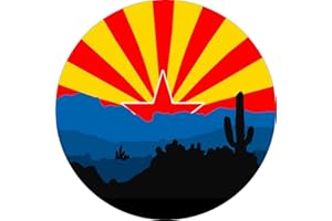 Tire Cover Central Arizona Flag Desert Spare tire Cover (Select tire Size/Back up Camera Option in menu)