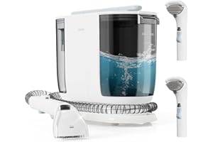 LYDSTO Portable Carpet & Upholstery Cleaner - 12Kpa Strong Suction Carpet Shampoo machine - 2 in 1 Couch Cleaner for Spot Stain Cleaning with Pets,Stairs,Furniture,Car Seat (420W Powerful Motor/118oz Tank)