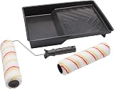 Fit For The Job 4 Piece 9 Inch Twin Paint Roller Set with Tray view 5