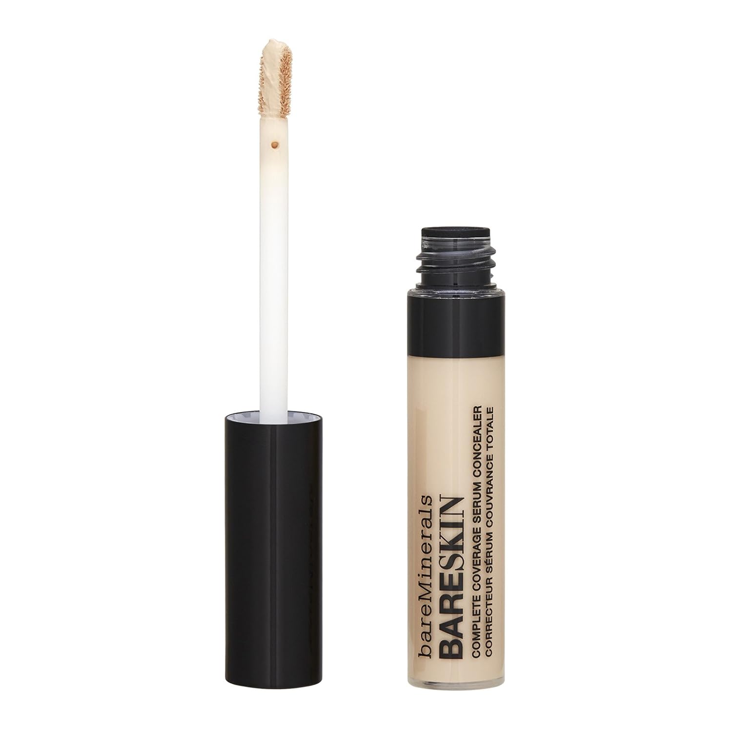 bareMinerals Bareskin Complete Coverage Serum Light Concealer for Women, 0.2 Ounce : Beauty