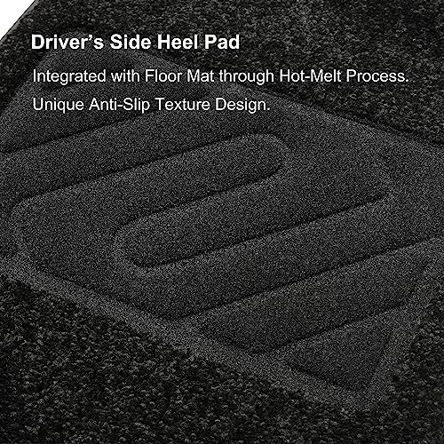 WENNEBIRD Carpet Floor Mats for Tesla Model 3 Highland 2024-2026, 3Pc | 1.5 cm Ultra-Thick Plush Carpet, Noise-Reducing Comfort, Waterproof TPE Layer, Anti-Slip Backing