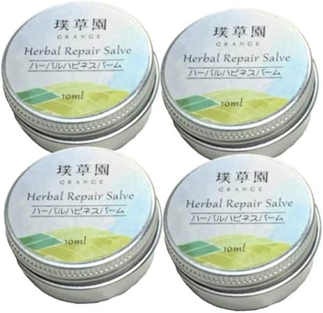 Amazon Co Jp Grange グレンジ ハンドクリーム ボディクリーム ハーバルハピネスバーム 10ml X 4 無添加 アロマオイル 軟膏 ビューティー