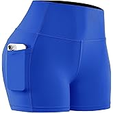 CADMUS High Waist Yoga Shorts for Women 3'' / 4'' / 6'' / 7'' / 8'' Naked Feeling Workout Running Biker Shorts