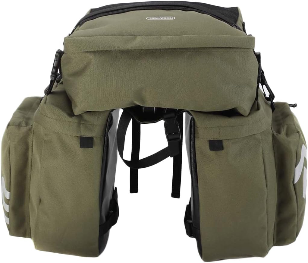 Bicycle Rear Seat Trunk Bag,Yanun 3 in 1 Multifunction Waterproof 37L Cycling Bicycle Bike Pannier Rear Seat Trunk Bag