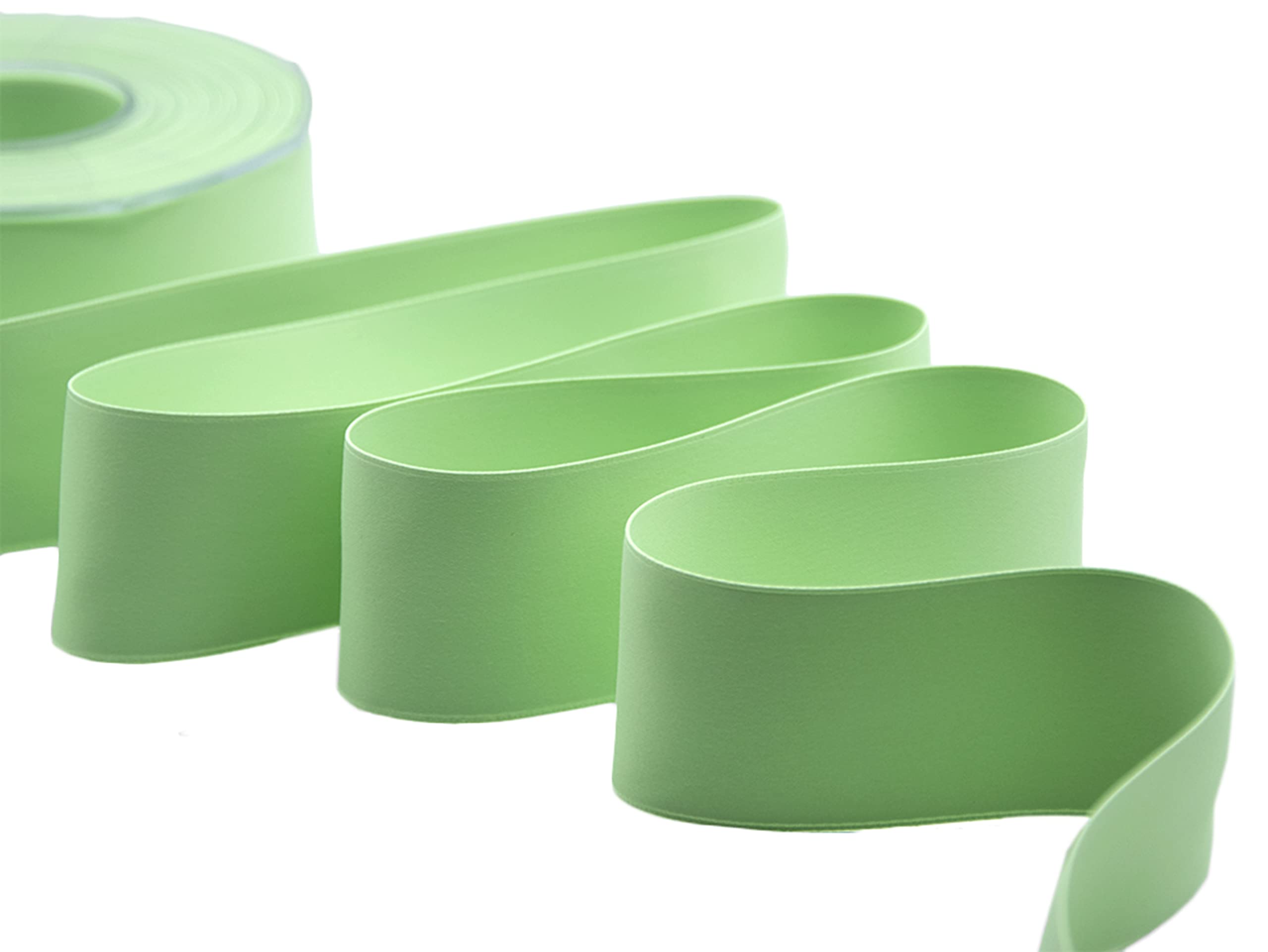 Furlanis Ribbon, Silk, Light Apple Green, 40 mm x 20 m