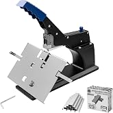 Desktop Saddle Stapler for Booklets,Heavy Duty Long Reach Stapler with 3000 23/6 Staples,Flat and Saddle Fast Switch System,Max Stapling 60 Sheets
