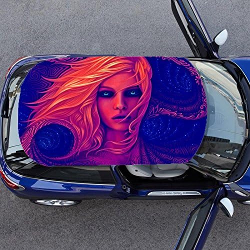 Girl Eyes Tonnel Eternity Full Color Car Decal, Girl Eyes Tonnel Eternity Full Color Car Sticker, KC-1210 FRST(30"X47")