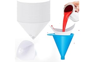 MAQIHAN 75 Paint Strainers Paper Cone - Paint Mixing Cup Strainer Fine Mesh Filters Funnel Filter Disposable Spray Gun Sprayer Accessories Automotive Body Repair Paint Tools & Equipment（with 1 Funnel）