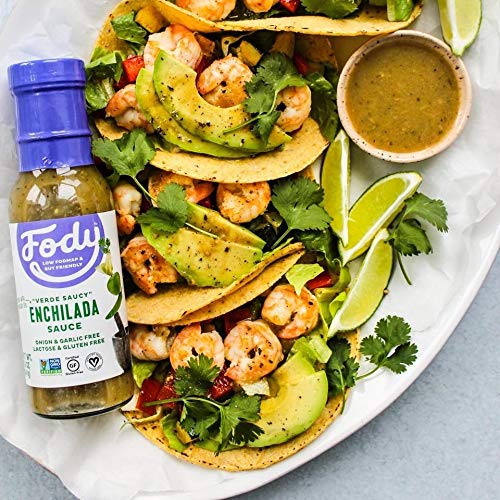 Fody Enchilada Sauce Verde - Non-GMO Gluten Free Vegan Mexican Sauce, 8.5 Oz